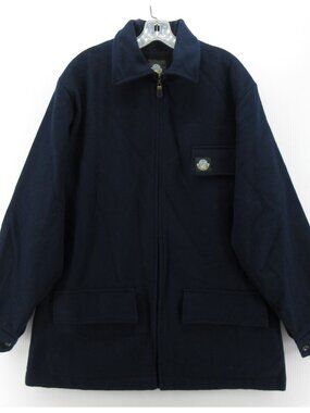 Swanndri Jacket Medium Wool Barn Chore Field Coat Utility Full Zip